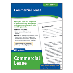Adams® Commercial Lease