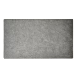 Realspace™ Modern Desk Pad, 14-3/4" x 26", 30% Recycled, Gray