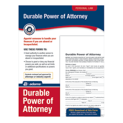 Adams® Durable Power of Attorney