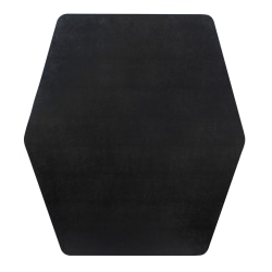 ES Robbins Game Zone PVC Chair Mat, 42" x 46", Black