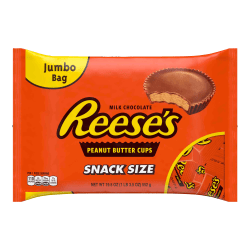 Reese's Snack-Size Peanut Butter Cups, 19.5 Oz Bag