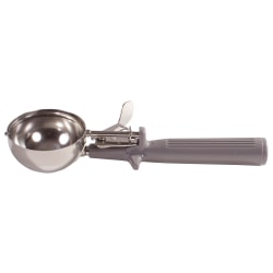 Winco Prime 18/8 Stainless Steel 1-Piece Thumb Press Disher, Silver/Gray