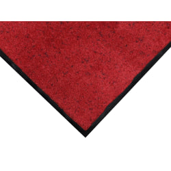 M+A Matting Colorstar Floor Mat, 3' x 5', Black/Red