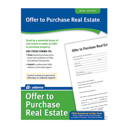 Adams® Offer To Purchase Real Estate