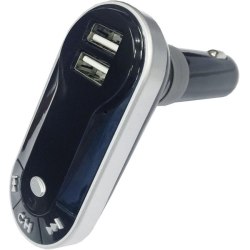 Naxa Universal FM Transmitter Car Adapter & MP3 Player with Bluetooth - 206 x FM - Headphone - Portable