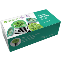 Aspara Salad Special Seed Kit, Kit Of 8 Capsules