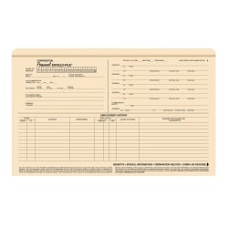 ComplyRight Envelo-File Confidential Personnel Folders, 9 1/2" x 15", Manila, Pack Of 25