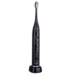 Supersonic® Sonic Zoom Advance Wireless-Rechargeable Electric Toothbrush with Travel Case, Black