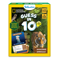 Skillmatics Guess in 10 Game, Nat Geo, 1st Grade