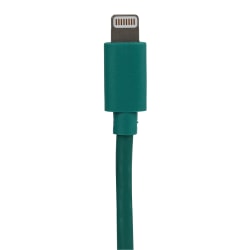 GoMovi Vivitar OD1010 USB A To Lightning Cable, 10', Teal