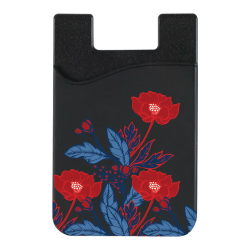 OTM Essentials Mobile Phone Wallet Sleeve, 3.5"H x 2.3"W x 0.1"D, Red Poppies, OP-TI-Z124A