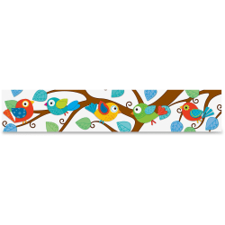 Carson Dellosa Education Boho Birds Design Bulletin Border - Learning Theme/Subject - 12 x Border, Birds Shape - Multicolor - 12 / Pack