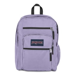 Jansport Big Student Backpack, 70% Recycled, Pastel Lilac