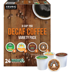 Green Mountain Coffee Roasters® K-Cup Variety Sampler Decaf Coffee Pack, Box Of 24 K-Cup Pods
