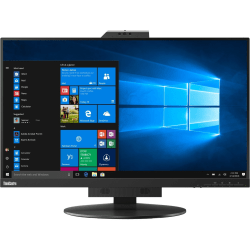 Lenovo ThinkCentre Tiny-in-One 27 - LED monitor - 27" (27" viewable) - 2560 x 1440 @ 60 Hz - IPS - 350 cd/m² - 1000:1 - 4 ms - HDMI, DisplayPort - speakers - black