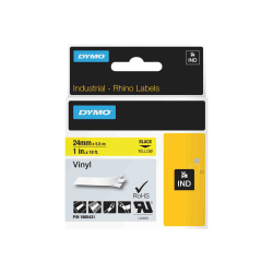 DYMO® Black on Yellow Color Coded Label 3052064
