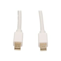 Eaton Tripp Lite Series Mini DisplayPort Cable, 4K 60Hz (M/M), White, 10 ft. (3.05 m) - DisplayPort cable - P584010
