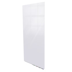 Ghent Aria Low-Profile Magnetic Glass Whiteboard, 48" x 36", White