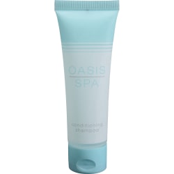 OASIS Shampoo - Fresh Clean Scent - 1 fl oz (30 mL) - Tube Dispenser - Hotel - White - 288 / Carton