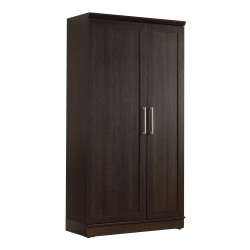 Realspace® 36"W 12-Shelf Storage Cabinet, Dakota Oak