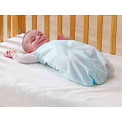 Medline Infant Sleeveless Sleeper, 0 - 6 Months, Blue