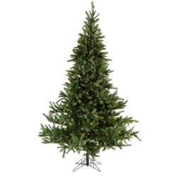 Fraser Hill Farm Flocked Snowy Pine Christmas Tree With Smart String Lighting, 12'