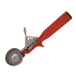 Vollrath No. 24 Disher With Antimicrobial Protection, 1-1/3 Oz, Red