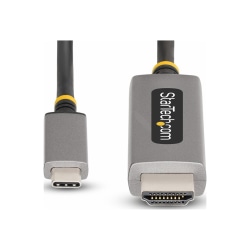 StarTech.com 10ft (3m) USB-C to HDMI Adapter Cable, 8K 60Hz, 4K 144Hz, HDR10, USB Type-C to HDMI 2.1 Converter, USB-C/USB4/TB3/4 Compatible