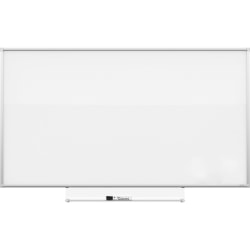 Quartet® Silhouette Total Unframed Melamine Dry-Erase Whiteboard, 48" x 85", White