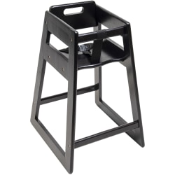 CSL Youngstar Deluxe Wood Highchair, Black, 900BL