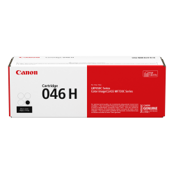 Canon® 046H Black High Yield Toner Cartridge, 1254C001