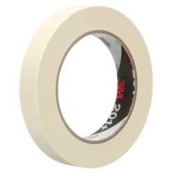 3M™ General Use Masking Tape, Removable, 0.71" x 60.14 yd, Tan, Case Of 48 Rolls