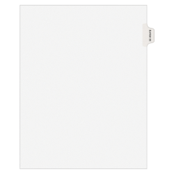 Avery® Allstate®-Style 30% Recycled Collated Legal Exhibit Dividers, 8 1/2" x 11", White Dividers/White Tabs, EXHIBIT 22, Pack Of 25 Tabs