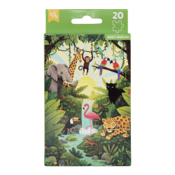 Little Yellow Bicycle 20-Piece Mini Puzzle, Jungle, 5" x 7", Total Qty 1