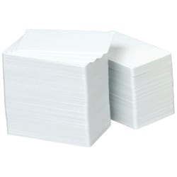 Zebra Premier Plus PVC Cards, 2.12" x 3.38", White, Pack Of 100