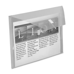 LION Weatherproof Poly Envelope, 8-1/2" x 11"