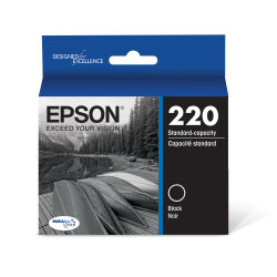 Epson® 220 DuraBrite® Ultra Black Ink Cartridge, T220120-S