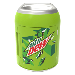 Mountain Dew® MIS604MD 0.14-Cu. Ft. 6-Can Portable Mini Fridge, Green