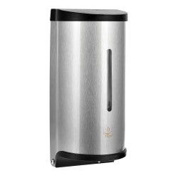 Alpine Industries Commercial Automatic Hand Soap and Gel Sanitizer Dispenser, 800 ml, Stainless Steel