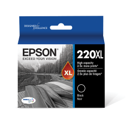 Epson® 220XL DuraBrite® Ultra High-Yield Black Ink Cartridge, T220XL120-S