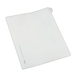 Avery® Allstate®-Style Collated Legal Exhibit Dividers, 8 1/2" x 11", White Dividers/White Tabs, 25, Pack Of 25 Tabs