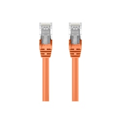 Belkin High Performance - Patch cable - RJ-45 (M) to RJ-45 (M) - 5 ft - UTP - CAT 6 - molded, snagless - orange -  - A3L98005ORGS