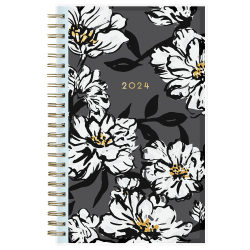 2024 Blue Sky™ Baccara Dark CYO Weekly/Monthly Planning Calendar, 5" x 8", January to December 2024, 110212