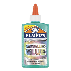 Elmer's® Metallic Washable Liquid Glue, 5 Oz, Teal