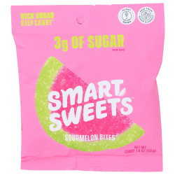 Smart Sweets Sourmelon Bites, 1.8 Oz, Total Qty 12