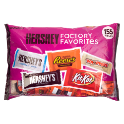 Hershey's Snack Size Bulk Candy Assortment, 68.7 Oz, Total Qty 155
