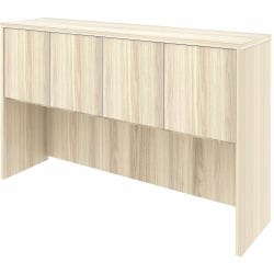 Lorell Essentials 3-Door Stack-On Hutch, 36"H x 60"W x 15"D