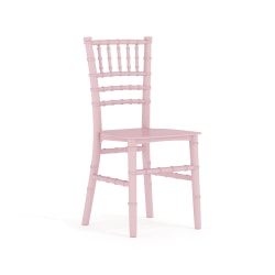 Flash Furniture ERCULES Child’s Pink Resin Party and Event Chiavari Chair for Commercial & Residential Use, Pink