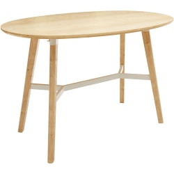 Safco® Resi Bistro Table, 42-1/2"H x 65"W x 42"D, Natural