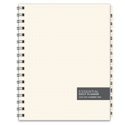 2026-2027 Excello Brands 14-Month Weekly/Monthly Academic Year Essential Planner, 7" x 9", Clear Frosted, May To June, Total Qty 1